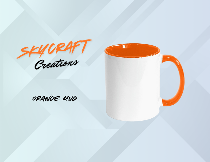 Personalised 11oz Mug - Orange
