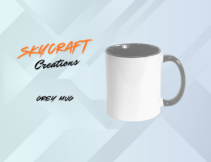 Personalised 11oz Mug - Grey