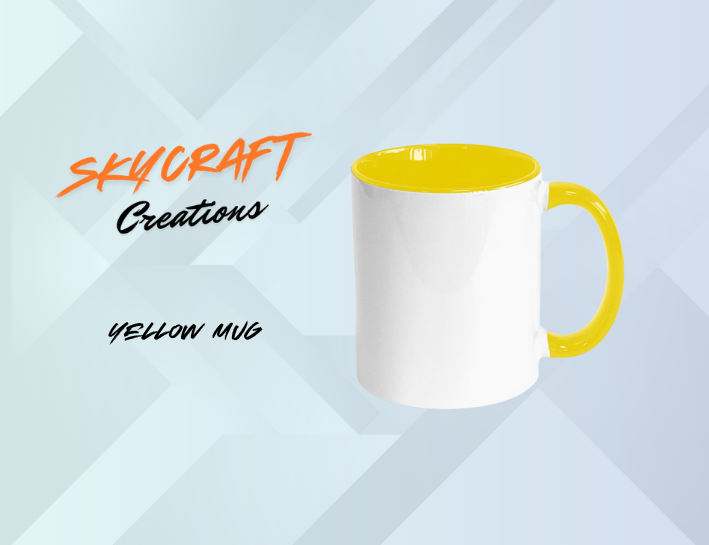 Personalised 11oz Mug - Yellow