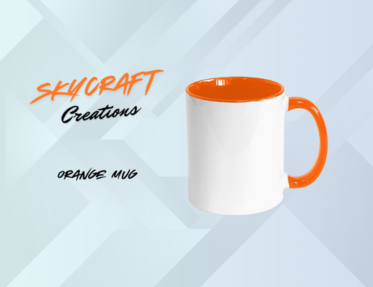 Personalised 11oz Mug - Orange