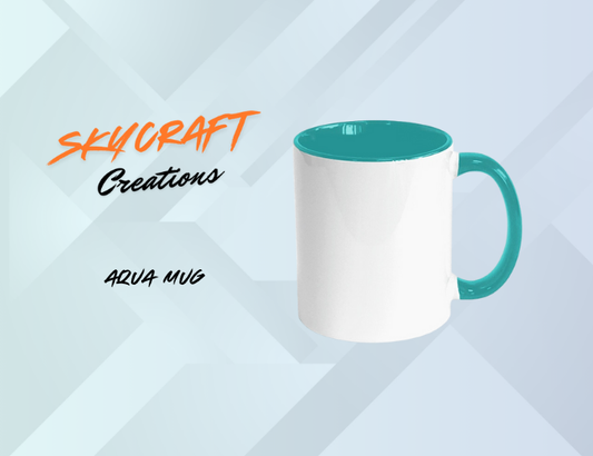 Personalised 11oz Mug - Aqua