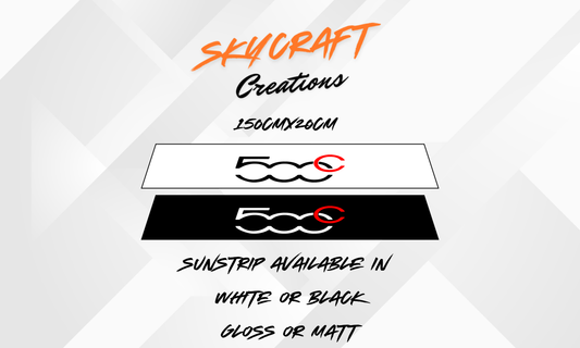 Fiat 500c Sun Strip