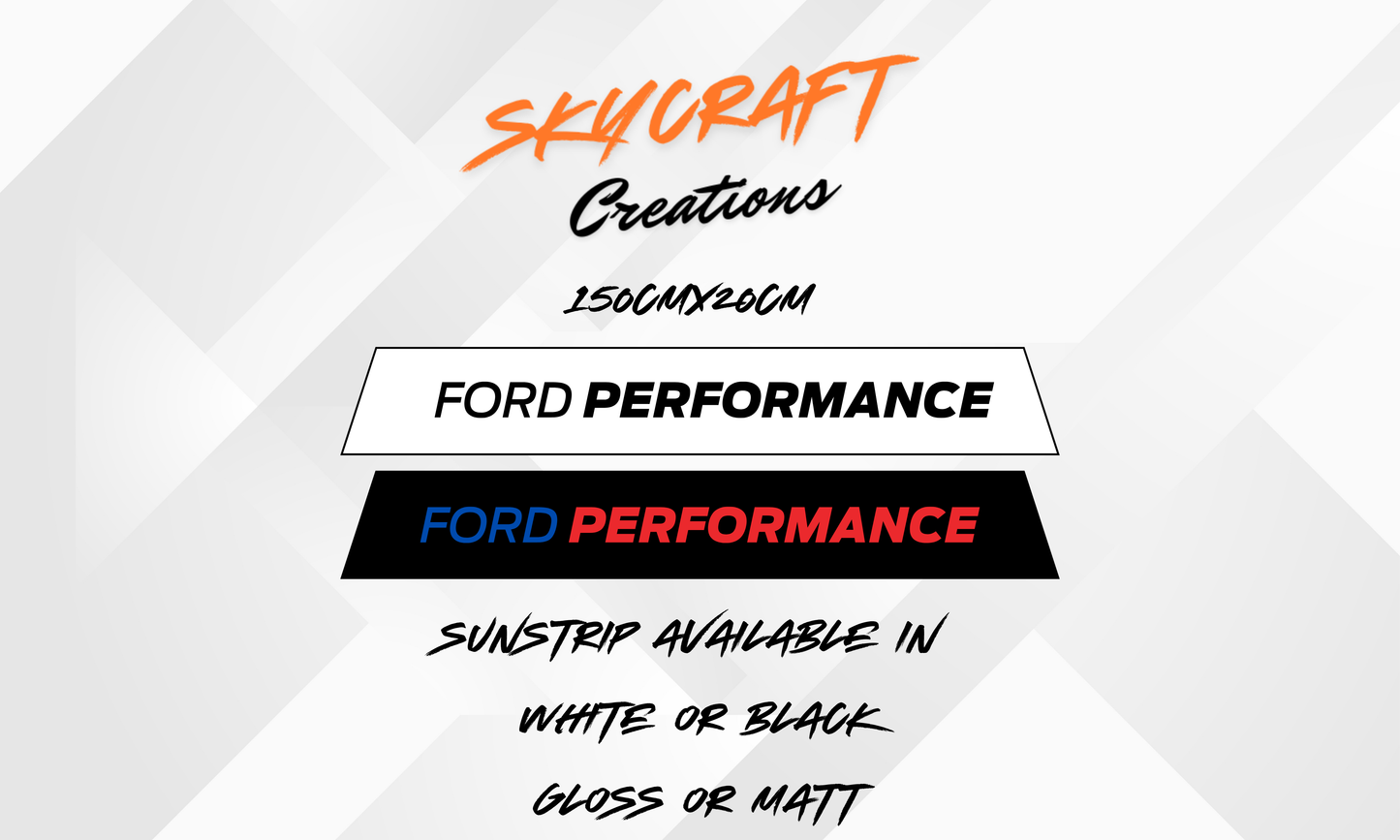 Ford Performance Sun Strip