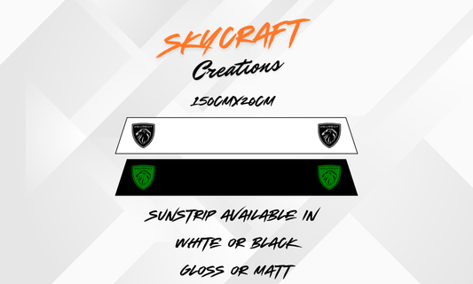 Peugeot Logo Sun Strip